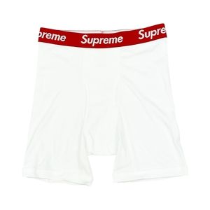 Supreme x Hanes Boxer Briefs White